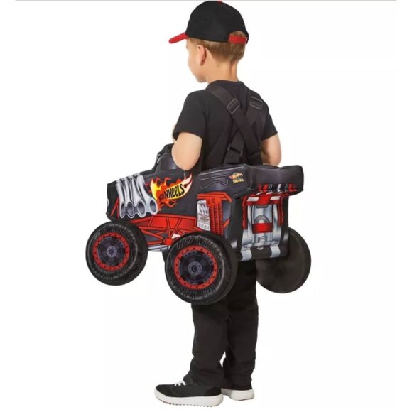 Spirit Halloween Hot Wheels Bone Shaker Toddler Ride Along Costume One Size - Picture 3 of 9